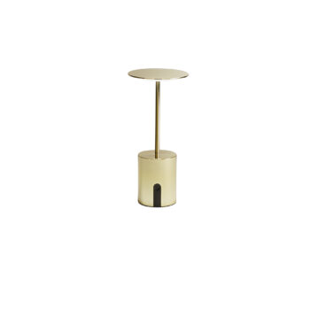 LAMPADA DA TAVOLO RICARICABILE LED LIBERTY ORO 2W 300LM 3000K DIMM. IP44 10X22CM
