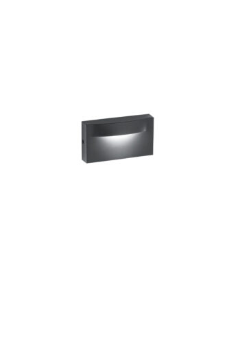 APPLIQUE LED MOBULA ANTRACITE IN ALLUMINIO 8W 1100LM 3000K IP65 420X180X165MM