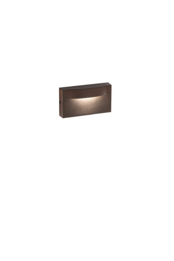 APPLIQUE LED MOBULA BRONZO IN ALLUMINIO 8W 1100LM 3000K IP65 420X180X165MM