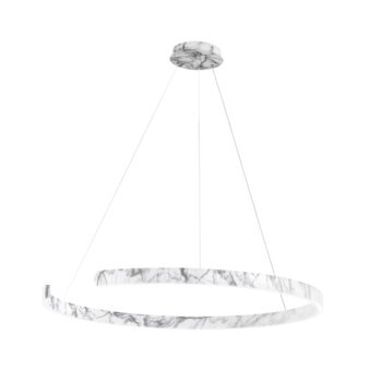 SOSPENSIONE LED NAVEL MARMO 50W 6600LM CCT 100X100X150CM