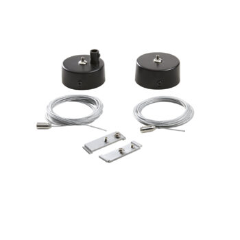 KIT DI SOSPENSIONE NERO PER BARRA LED NEXT