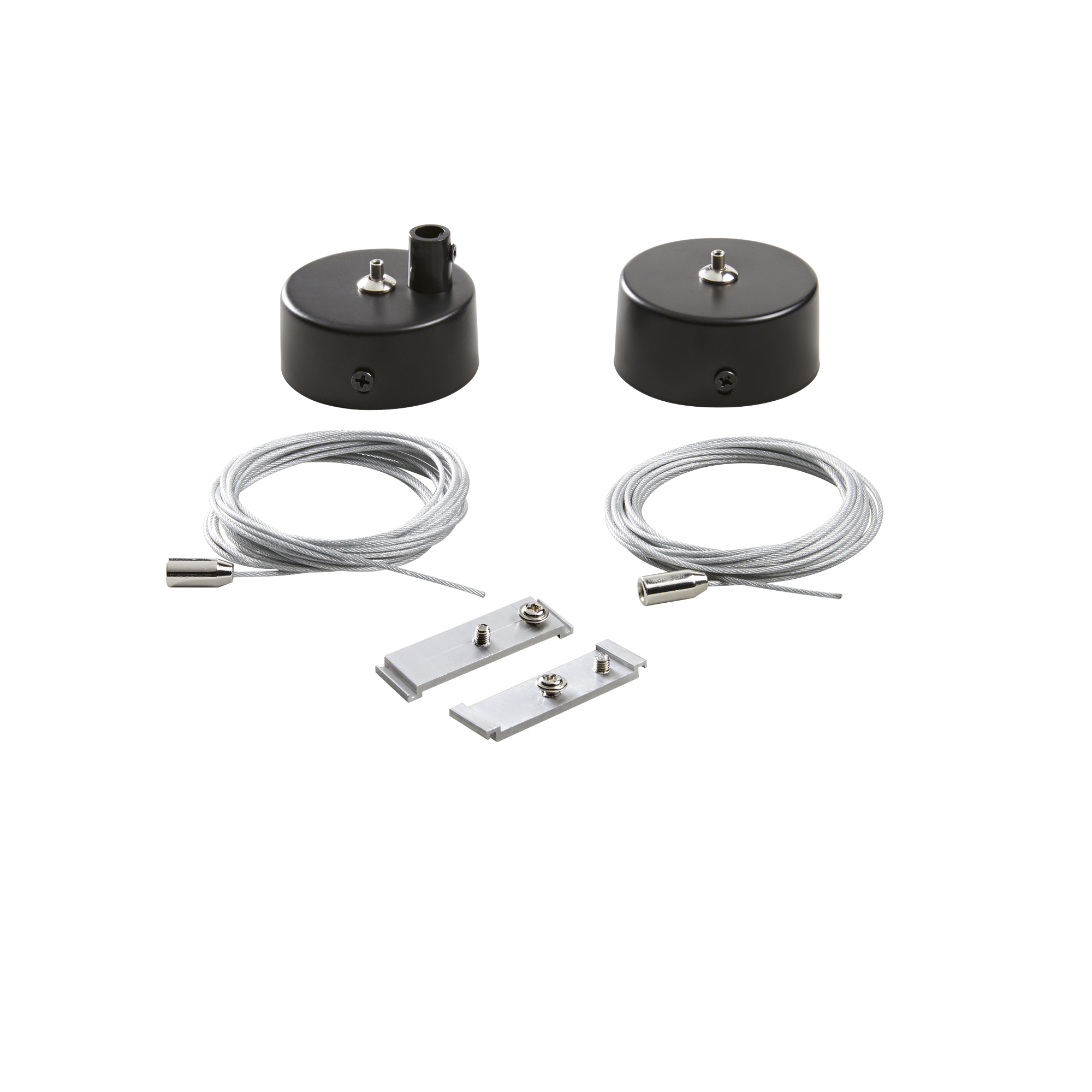 KIT DI SOSPENSIONE NERO PER BARRA LED NEXT