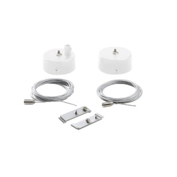 KIT DI SOSPENSIONE BIANCO PER BARRA LED NEXT