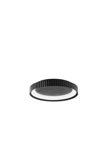 PLAFONIERA LED NIKE NERA IN METALLO 30W 4380LM DIP-CCT 2700/3200/4000K D39XH5CM