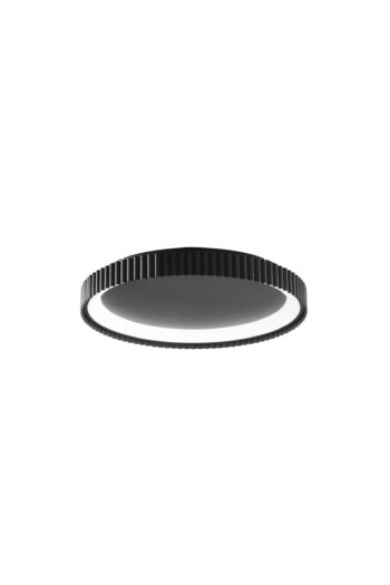 PLAFONIERA LED NIKE NERA IN METALLO 40W 5840LM DIP-CCT 2700/3200/4000K D49,5XH5CM