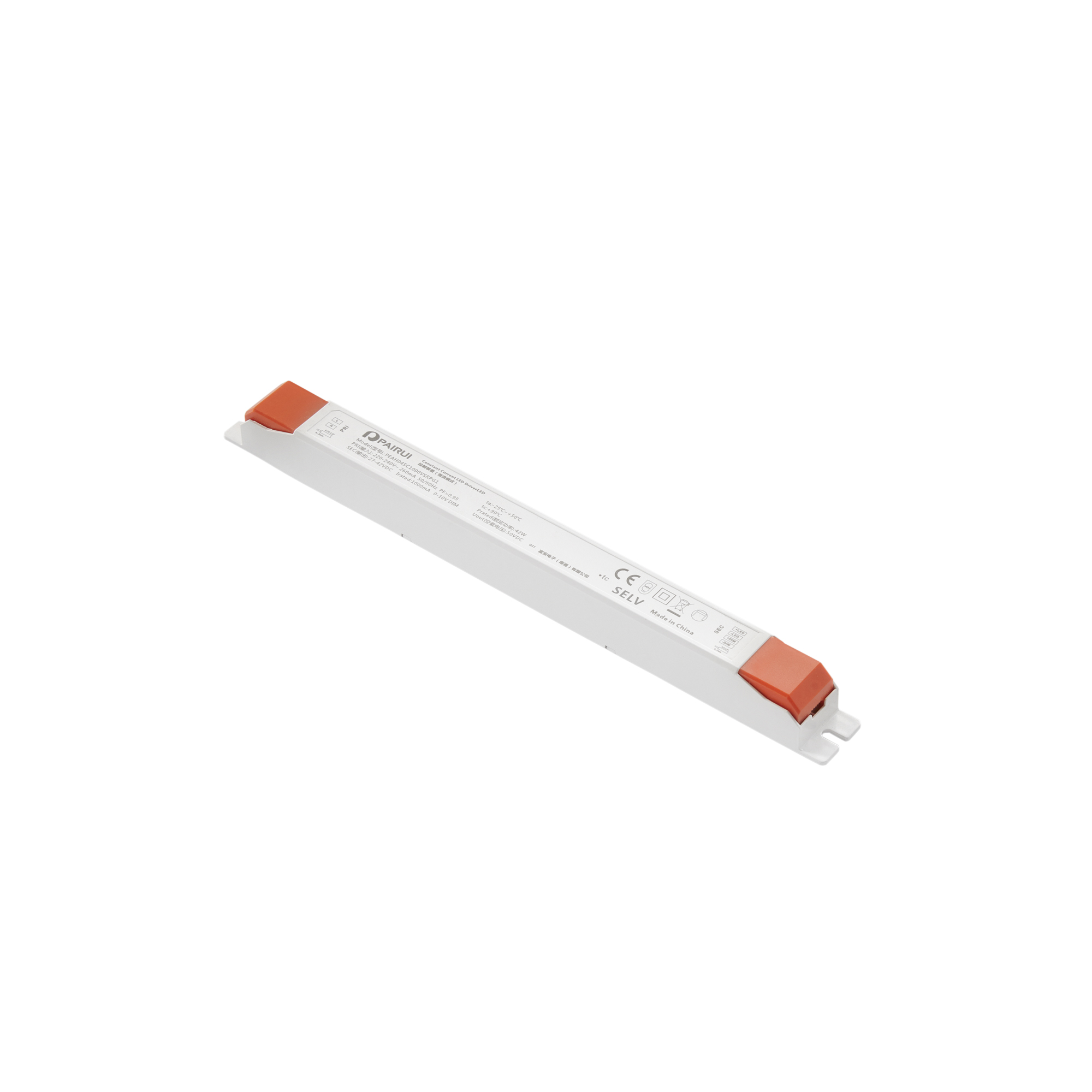 DRIVER 27-42V PER PANNELLO LED 45W 1050MA INPUT AC220-240V 0-10V DIMM 26,5X2,3X2,23CM