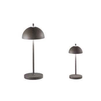 LAMPADA DA TAVOLO RICARICABILE LED PARTY BRONZO 2,5W 350LM 3000K DIMM. IP44 13x30CM