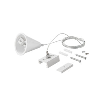 CAVO ACCIAIO 1,5M PER BINARIO TRIFASE RAIL BIANCO