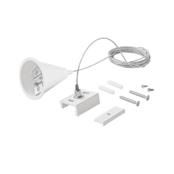 CAVO ACCIAIO 3M PER BINARIO TRIFASE RAIL BIANCO