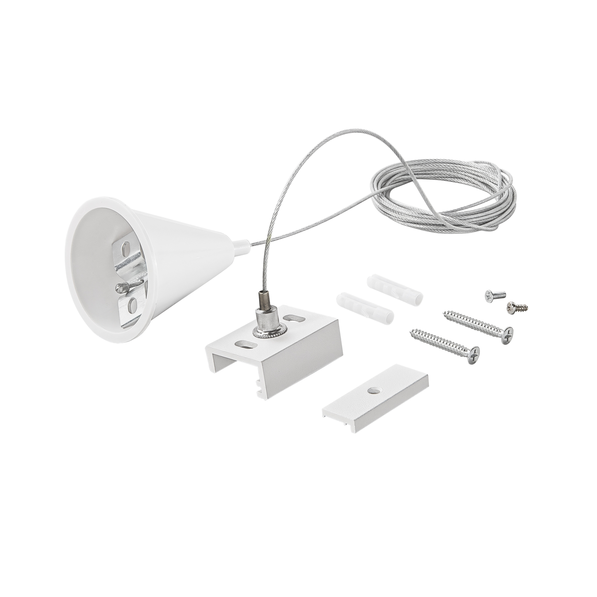 KIT CAVI 3M DI SOSPENSIONE PER BINARIO TRIFASE RAIL BIANCO DALI