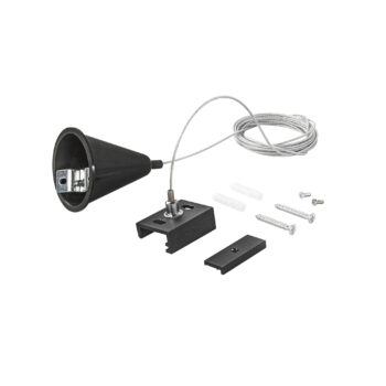 KIT CAVI 3M DI SOSPENSIONE PER BINARIO TRIFASE RAIL NERO
