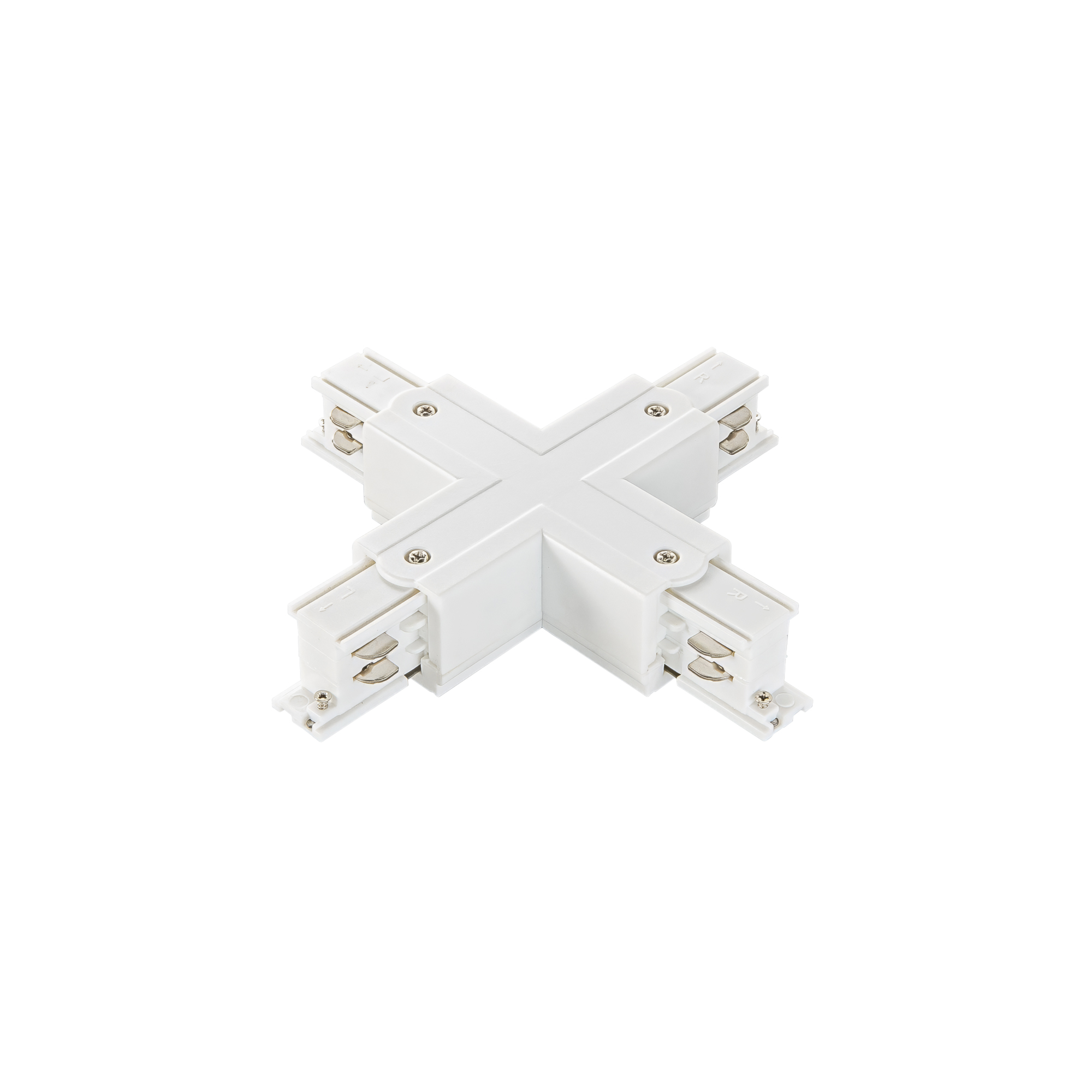 CONNESSIONE A X PER BINARIO TRIFASE RAIL BIANCO 18,17X4,2X3,44CM