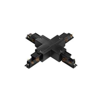 CONNESSIONE A X PER BINARIO TRIFASE RAIL NERO DALI 20X20CM