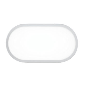PLAFONIERA LED SHELLY BIANCA OVALE 20W 2500LM CCT IP65 17,6X8X27,1CM