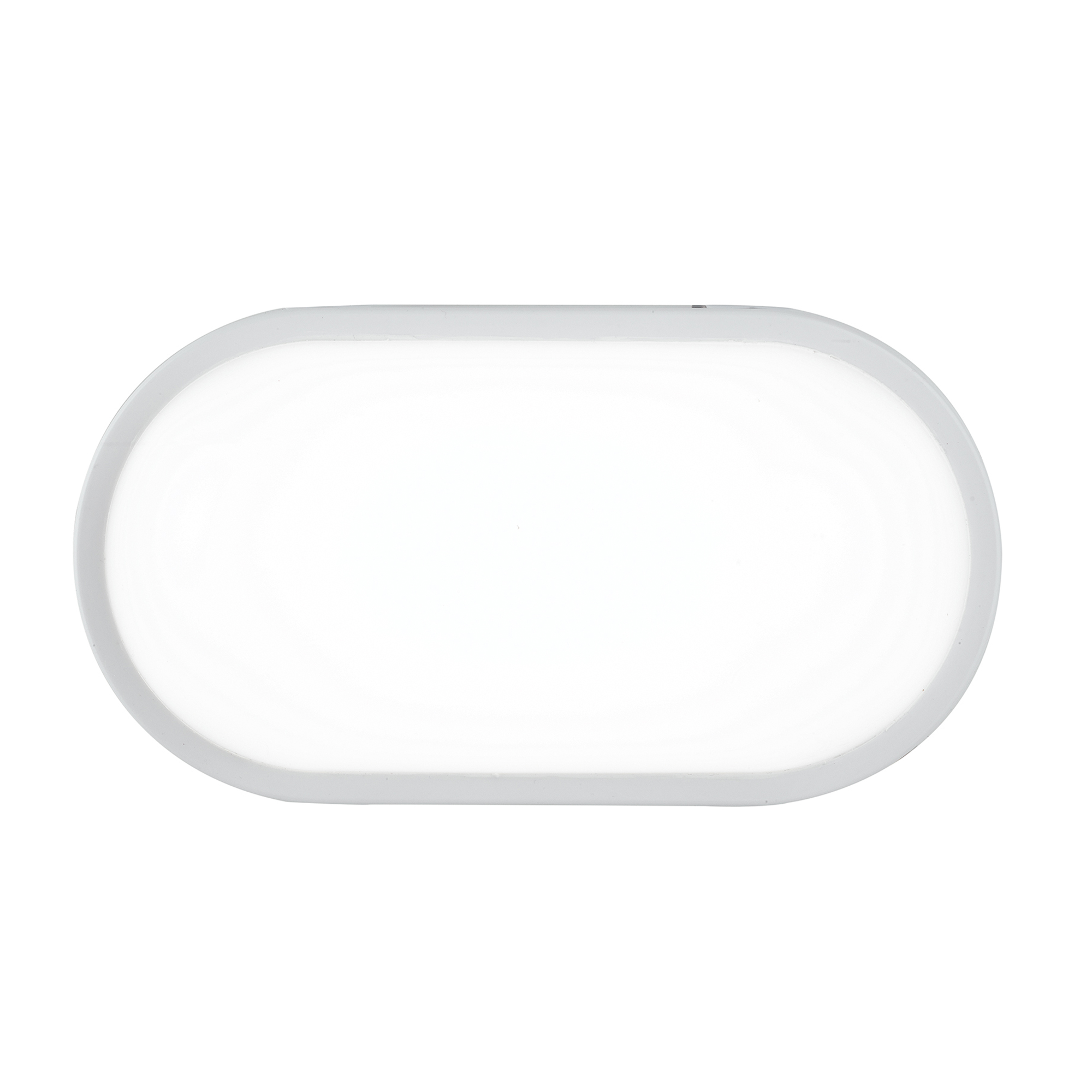 PLAFONIERA LED SHELLY BIANCA OVALE 20W 2500LM CCT IP65 17,6X8X27,1CM