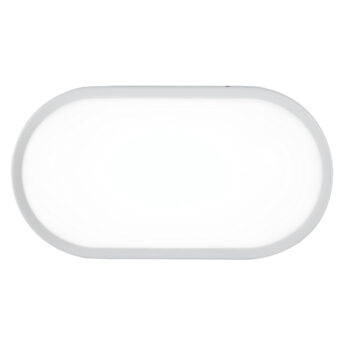 PLAFONIERA LED SHELLY BIANCA OVALE 15W 1900LM CCT IP65 14,5X7X21,5CM