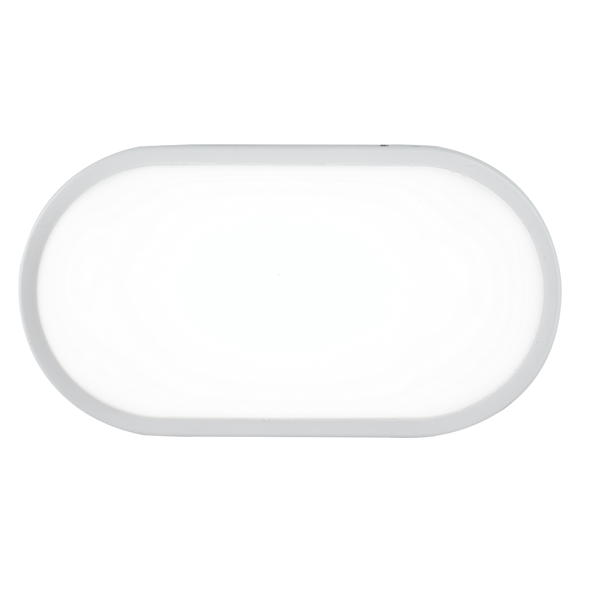 PLAFONIERA LED SHELLY BIANCA OVALE 15W 1900LM CCT IP65 14,5X7X21,5CM