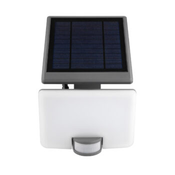 PROIETTORE LED ULYSSE ANTRACITE 10W 1000LM 4000K CON PANNELLO SOLARE E SENSORE IP54 17,8X14X29CM CAV