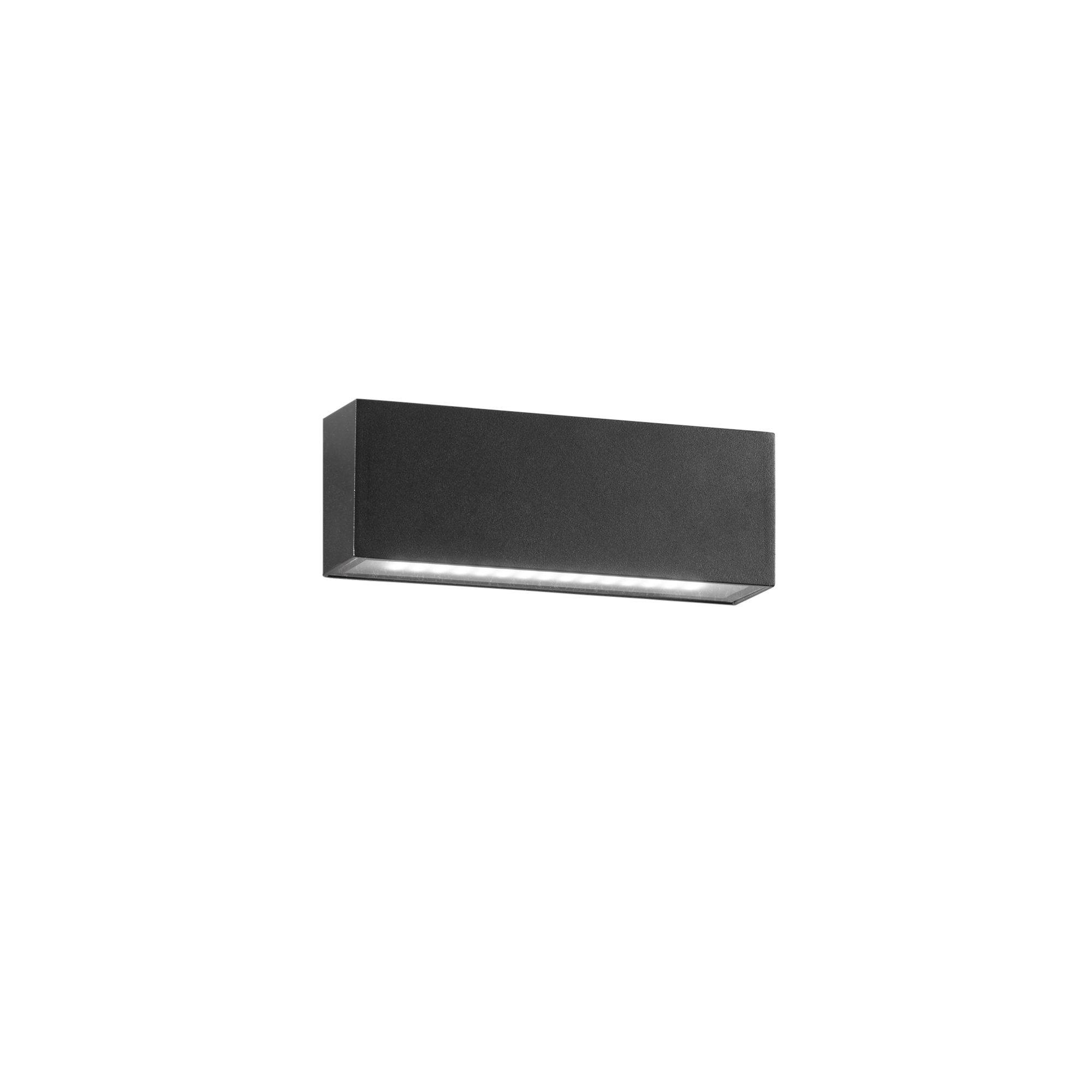 APPLIQUE BIEMISSIONE LED AGERA NERA 2X6W 1380LM CCT IP54 6,5X9X6,5CM