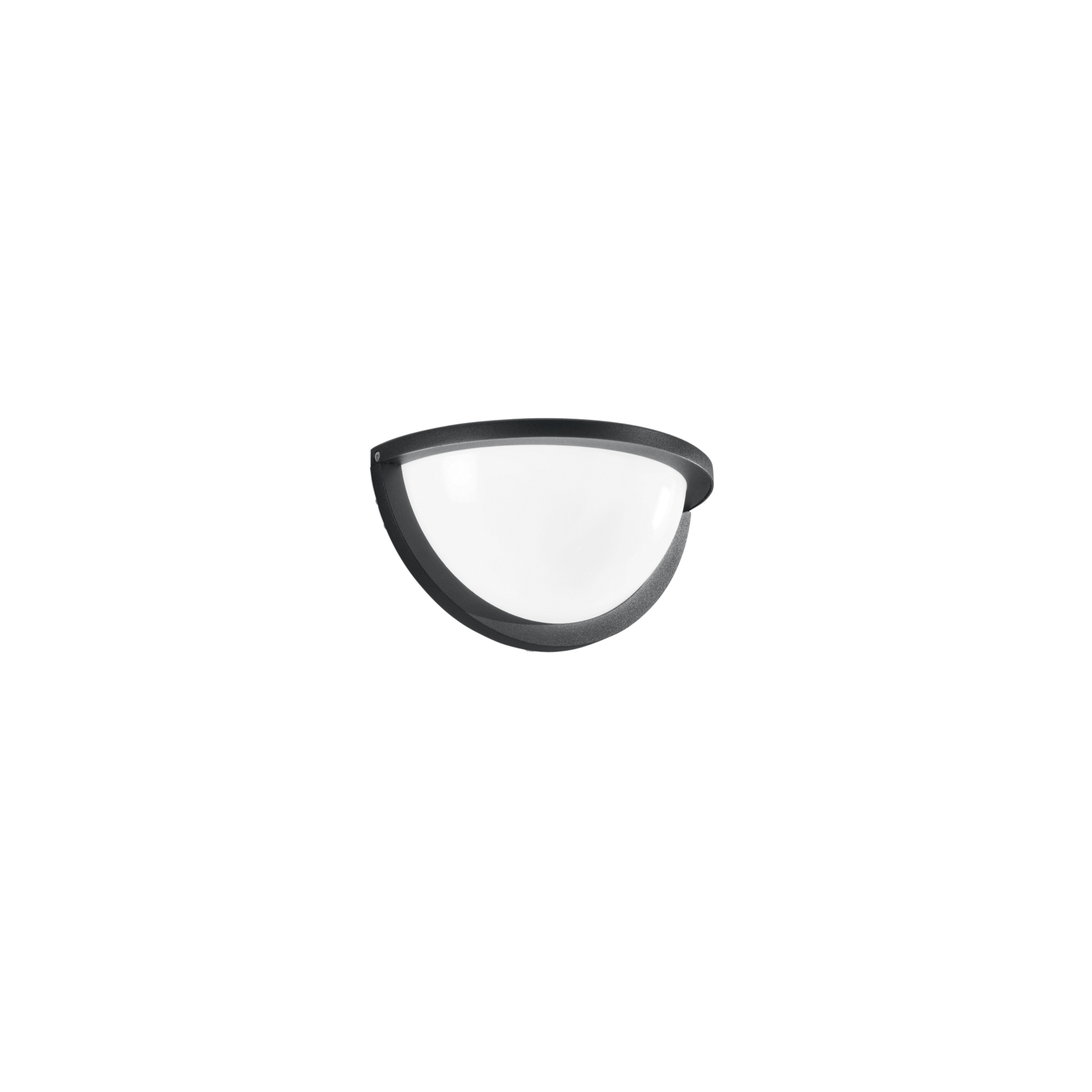 APPLIQUE BIEMISSIONE LED DETROIT NERA 10W 700LM 4000K IP54 24X12X12,6CM