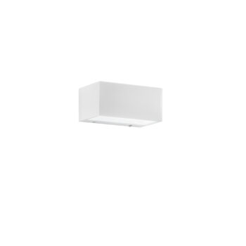 APPLIQUE BIEMISSIONE LED TWIN BIANCA 12W 1500LM CCT IP54 6,5X8,9X14CM