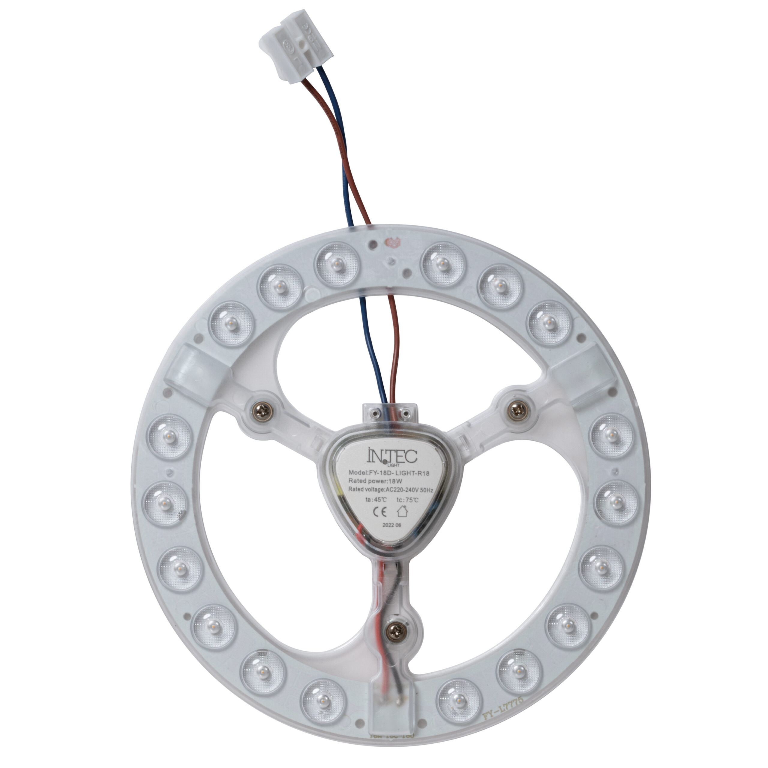 MODULO 17W 2640LM CCT INCLUSO CALAMITE 120° 185X22mm 15000h CRI80