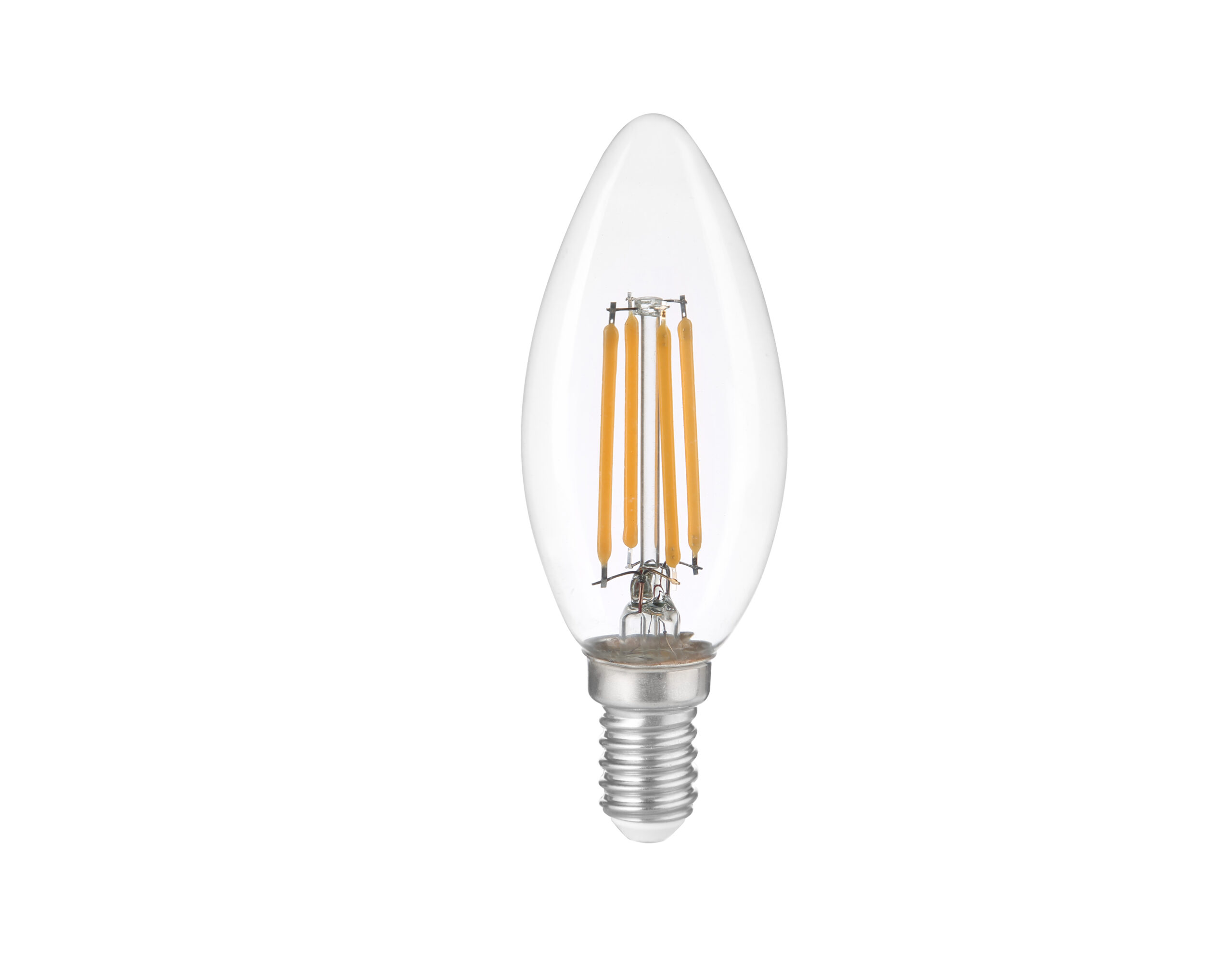 LAMPADINA LED FILAMENTO E14 CANDELA 2.3W 485LM 3000K 35X125MM