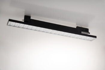 LAMPADA LED LINEARE PER BINARIO MAXWELL NERO 25W 3300LM 4000K 57,7X6,47X7,29CM