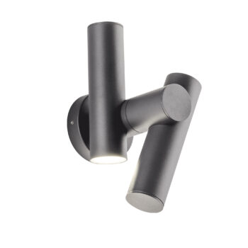 APPLIQUE LED REVERSE ORIENTABILE ANTRACITE 7,5W 620LM 4000K IP44 10,5X17,2X25,3CM