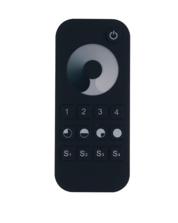 RADIOCOMANDO RF 2,4G CONTROLLO DIMMER VARIA LUCE 4 ZONE 1 CANALE