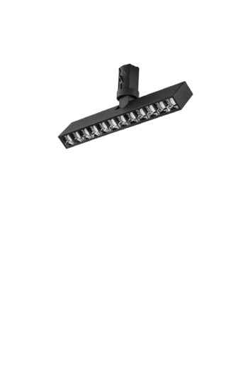 LAMPADA LED LINEARE SHIFT 6V NERO IN METALLO 12W 3000K 219X31X93MM
