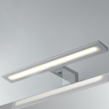 APPLIQUE LED WALLY CROMO FISSAGGIO PARETE/SPECCHIO 8W 910LM 4000K IP44 30X11,5X4,2CM