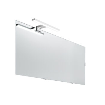 APPLIQUE LED SACS CROMO FISSAGGIO PARETE/SPECCHIO 4W 540LM 4000K IP44 30X10,3X4,6CM