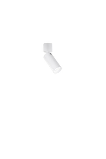 SPOT PLAUTO BIANCO IN ACCIAIO E ALLUMINIO 1XGU10 40x138MM