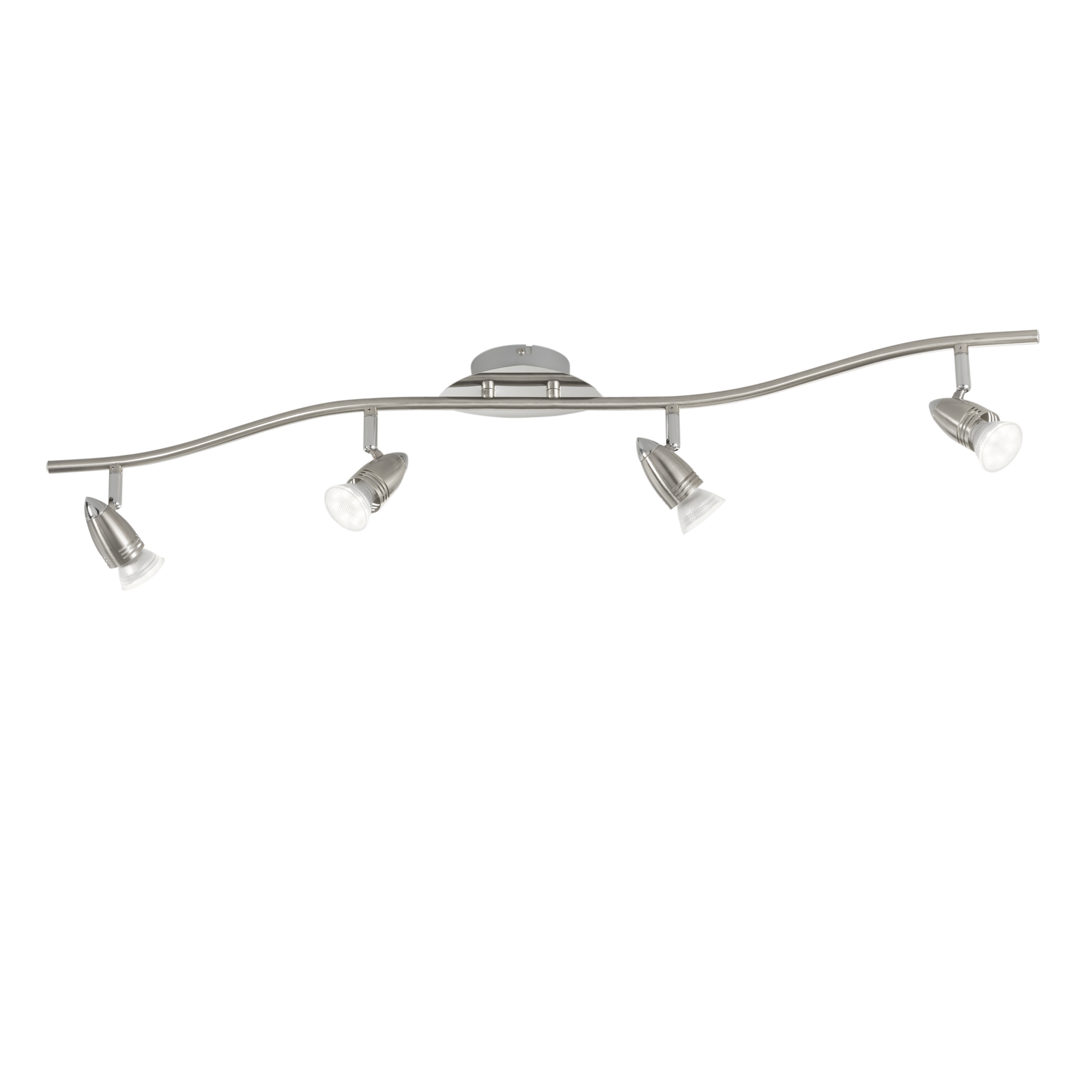 SPOT LED SUNNY NICKEL 4XGU10 LED 5W 400LM 2700K 15,8X11X16CM