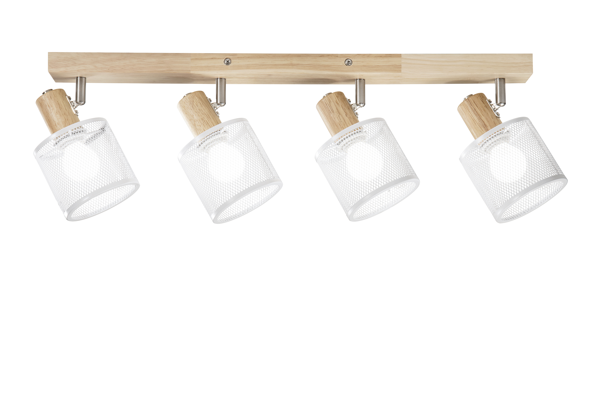 SPOT TWINSET CON BASE IN LEGNO 4XE14 MAX 40W 54X14X16CM