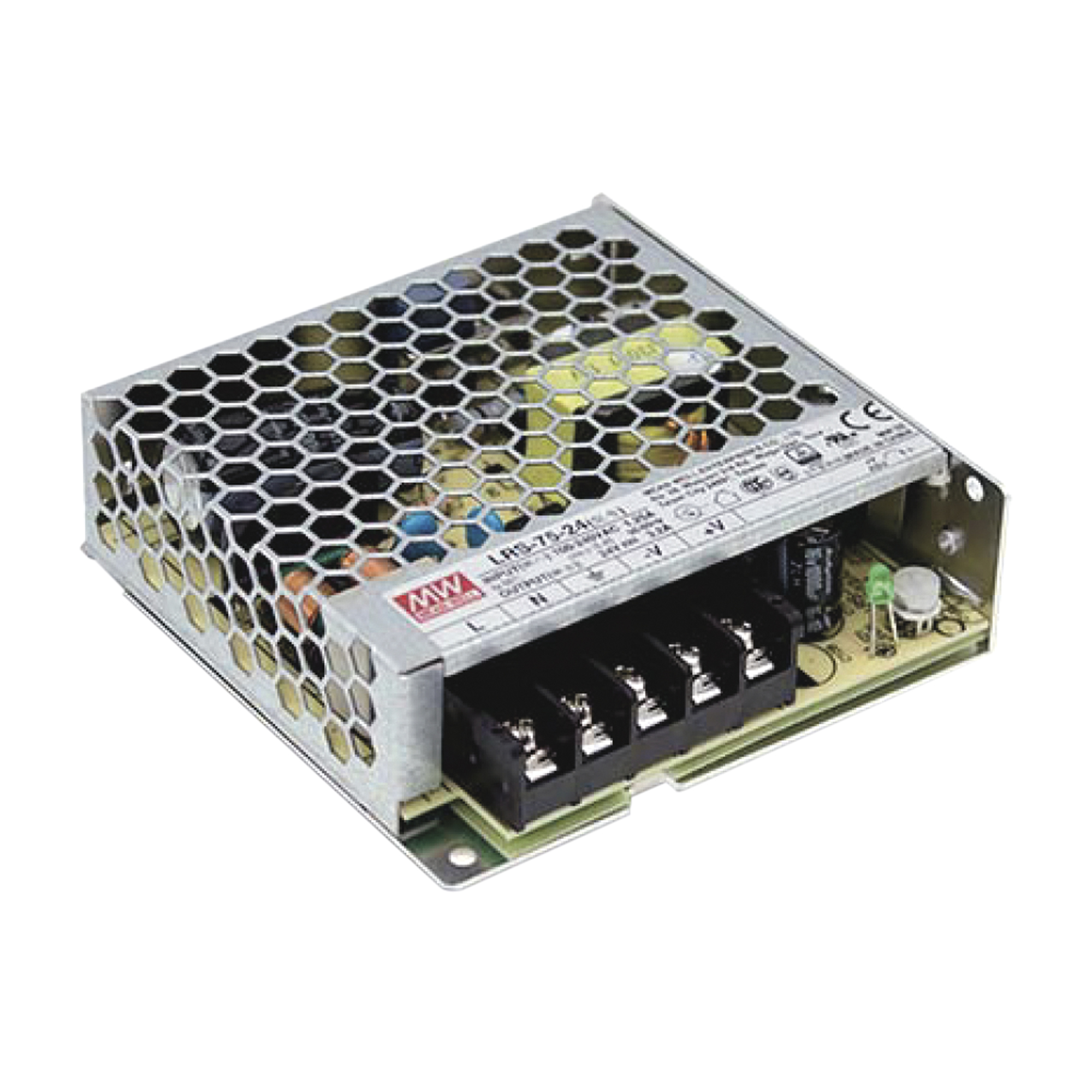 DRIVER MW LRS T.COSTANTE OUTPUT 12V 6A 72W INPUT AC85-264V DC120-373V 9,9X9,7X3CM