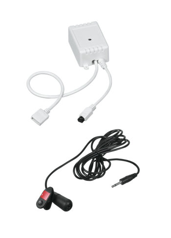 RICEVITORE MUSICALE + TELECOMANDO RGB 12V PER STRIP LED 5X7X2CM